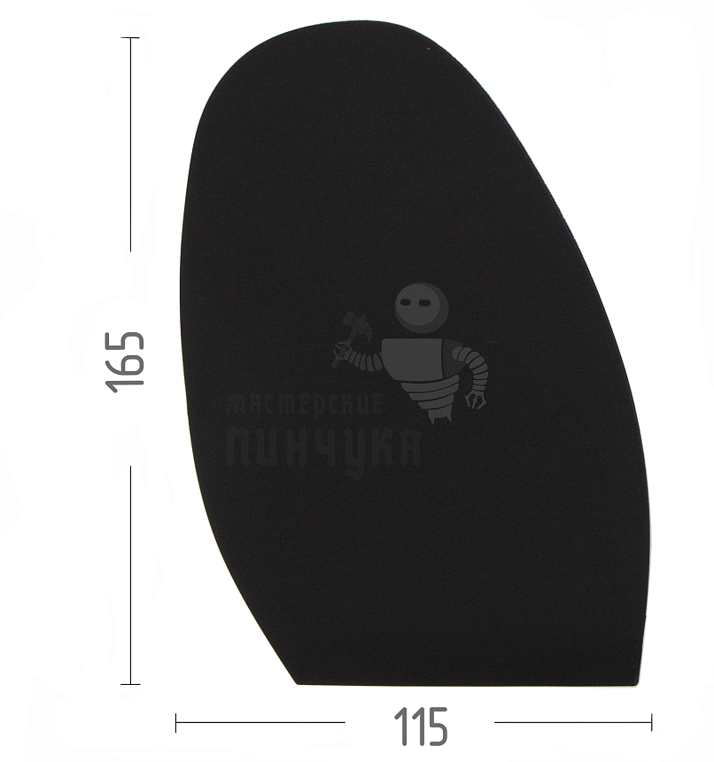 Проф. формованная для лабутенов Casali Silk №3,1,3мм Черный