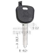 T00MZ23RPA TP00MAZ-11D.P2 MAZ24RT0 а/пласт.с мест.п/чип MAZDA - Чертеж