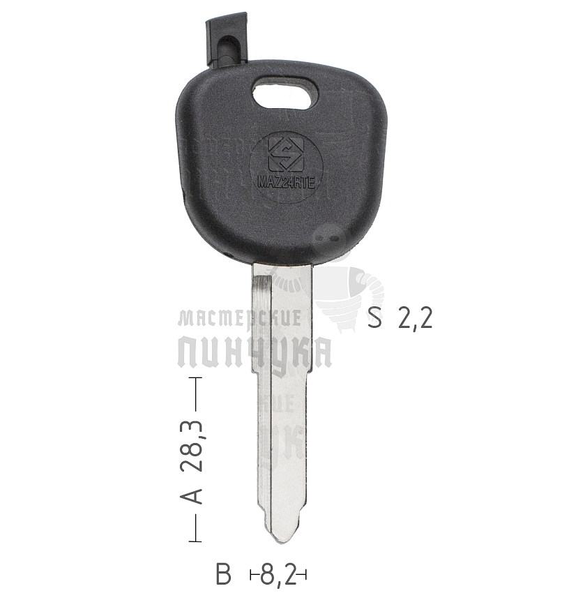 T00MZ23RPA TP00MAZ-11D.P2 MAZ24RT0 а/пласт.с мест.п/чип MAZDA