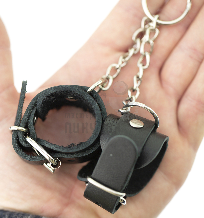 Брелок Наручники, цв.черный