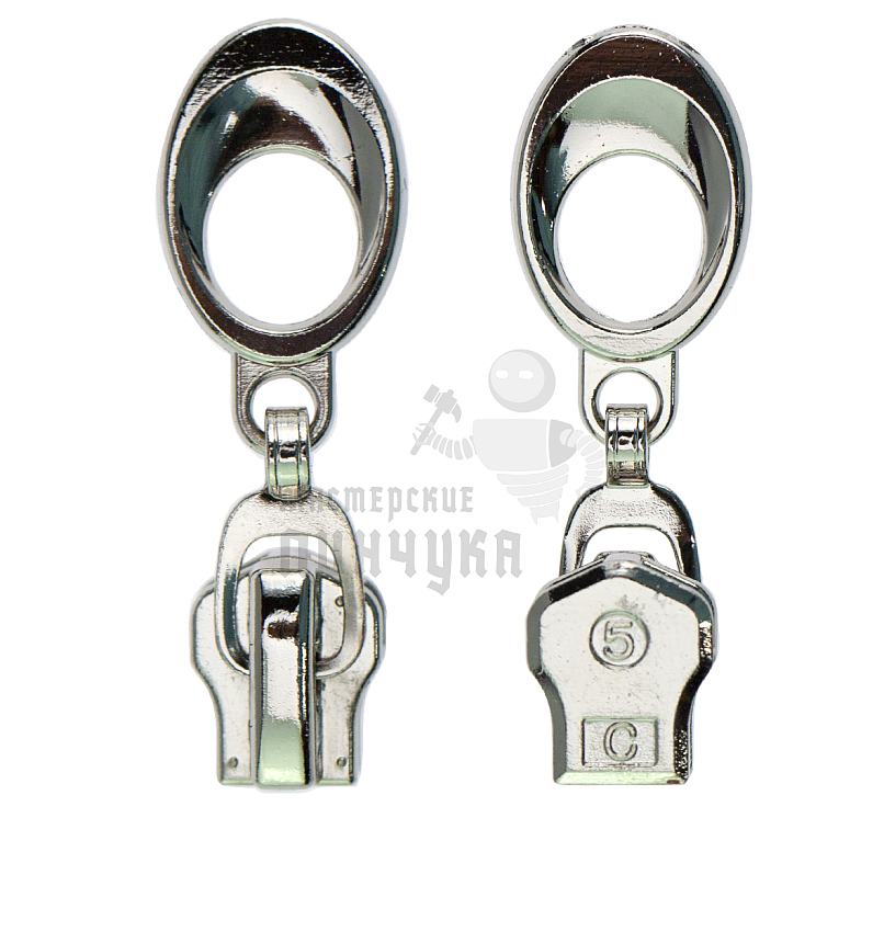 Бегунок "Металл" N2, тип 5, автомат, цв. никель 