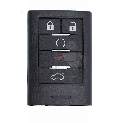 Корпус ключа CM37P GM36P B111 4 кнопки + паника КНР ///  CADILLAC