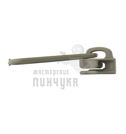 Бегунок для спиральной (витой) молнии, тип 5, сумочный, цв.серый (310)