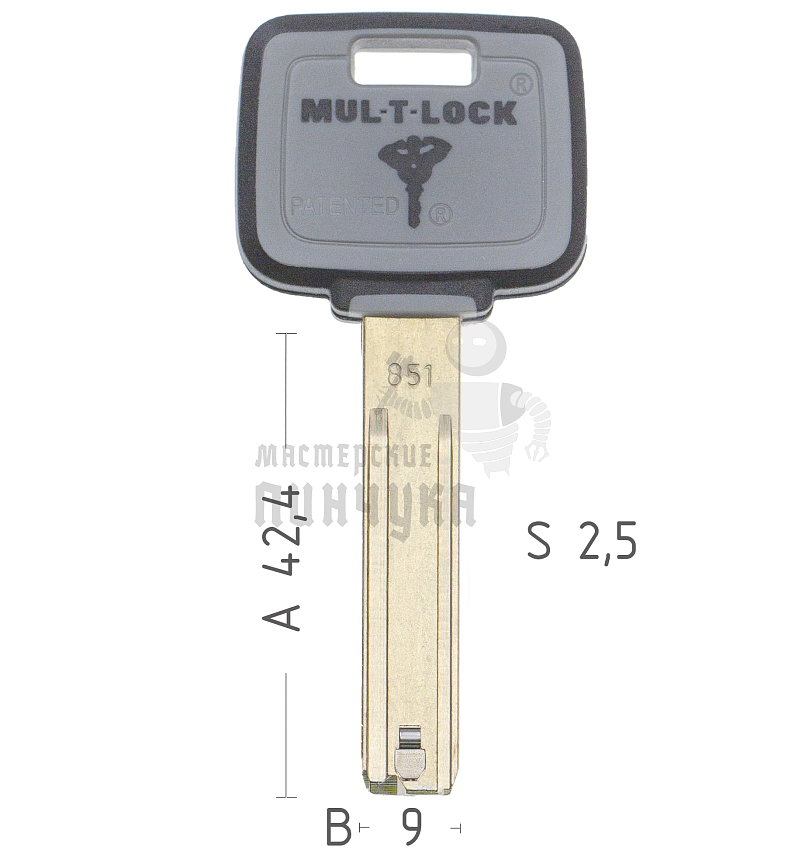 Mul-T-Lock: Профиль MT5 851 Original