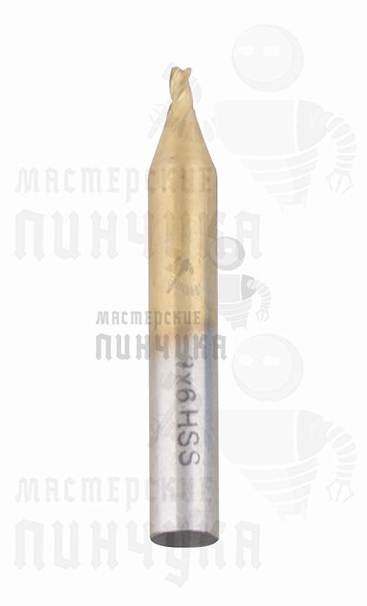 0041,HSS+металл белый  верт.фреза.ф2mm 