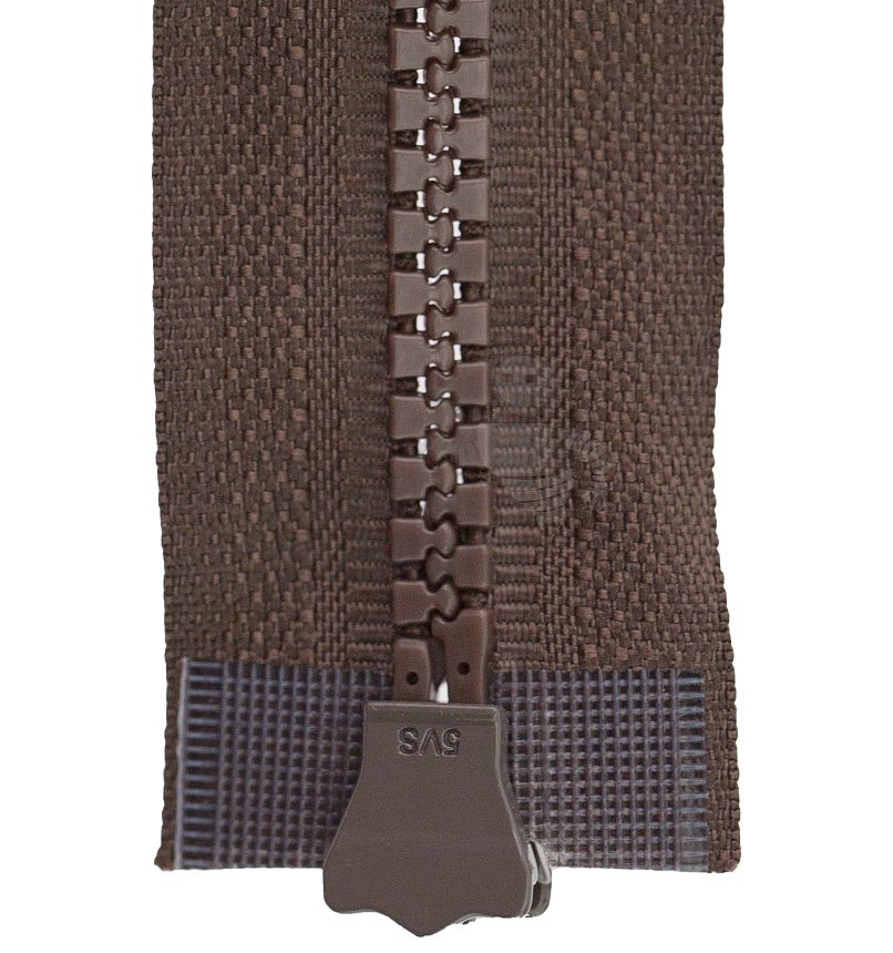 Молния Трактор "JUDSON", 80см, Тип-5, разъёмная двухзамковая, цв.т/коричневый