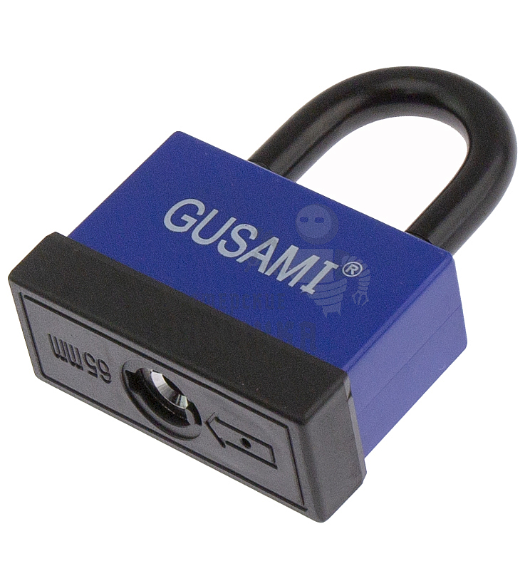 Навесной замок GUSAMI 68мм (синий)