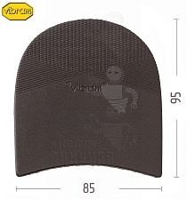 Набойка "Vibram TOP" 5350 (030), цв. коричневый - Чертеж