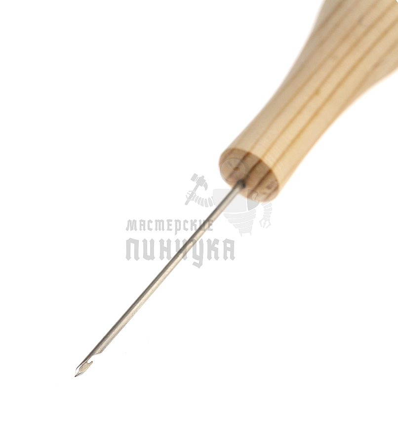 Шило "Сапожное" (с крючком) Т.2,0 деревянная ручка