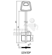 SEN7DP - Чертеж