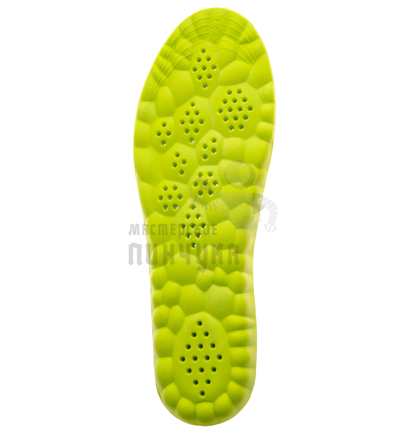 Стельки для обуви "Nateno", цв. бежево-салатовый, р-р 35-40
