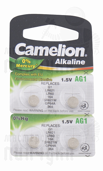 Батарейка Camelion G 1 BL-10 часовая (AG1,364A/LR621/164) (10 / 100 / 3600)