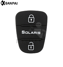3 кнопки Резиновые для выкидушек HYUNDAI Solaris КНР - Чертеж