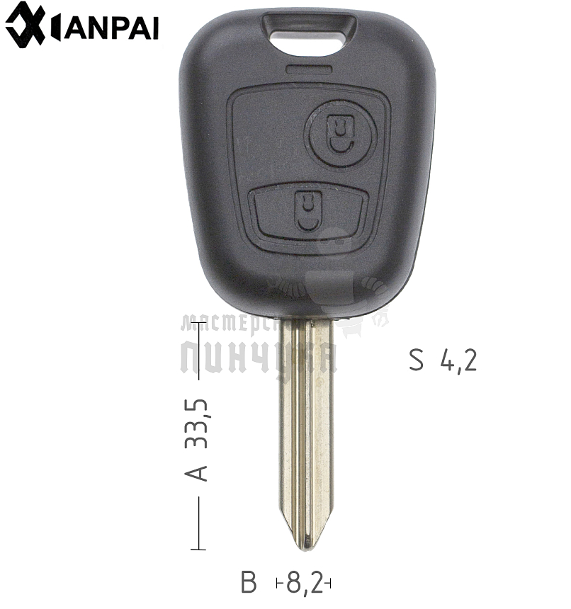 Корпус  CITROEN S10-D 2кн   КНР