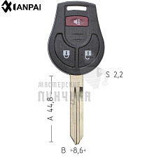 Корпус  NISSAN NSN14 4кн КНР - Чертеж