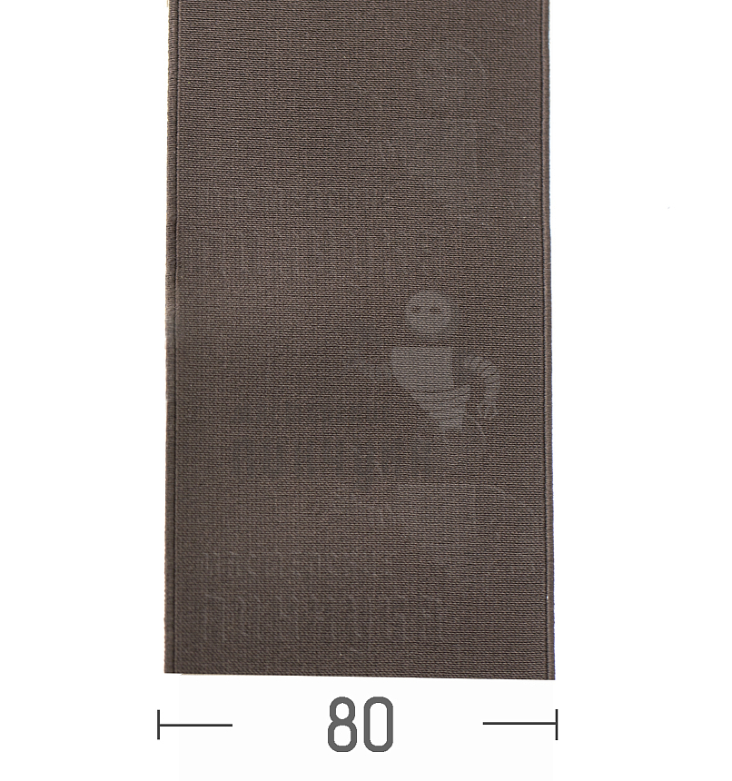 Резинка башмачная 80мм. Коричневая