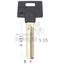 Mul-T-Lock: Профиль 037 Original - Чертеж