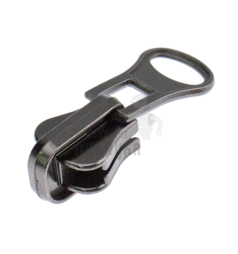 Бегунок "Трактор", тип 8, сумочный, "Груша", двухсторон., цв никель темн.