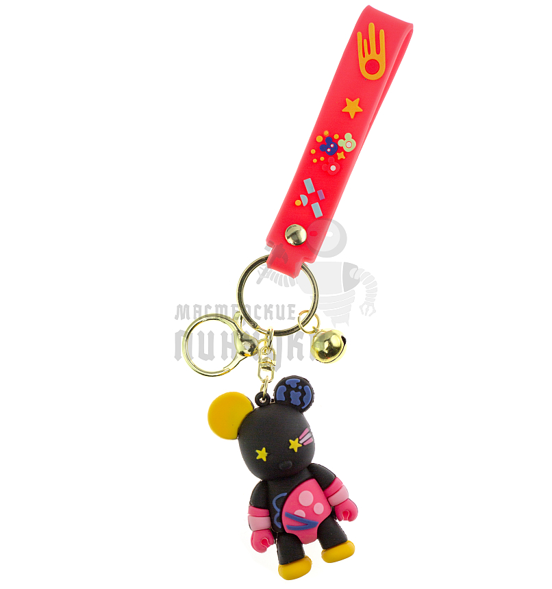 Брелок для ключей "Bearbrick" с колокольчиком + карабин
