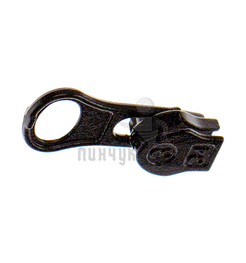 Бегунок для спиральной молнии тип 3 автомат ГРУША цв 322 черный 