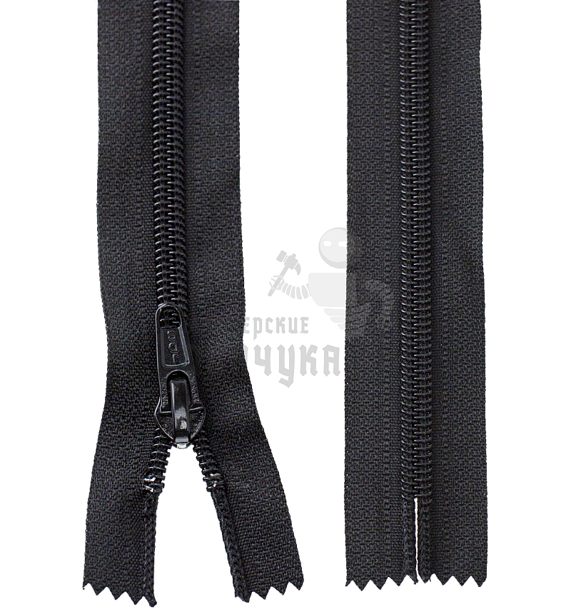 Молния обувная т7 "Judson" нейлон, 40см Чёрный