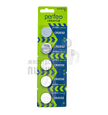 Батарейка Perfeo CR2032 BL5 Lithium Cell 3V (5/100/500) - Чертеж