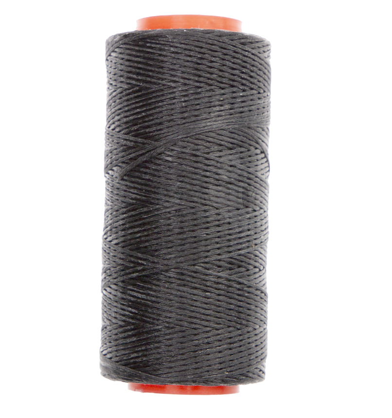 Нитки прошив.вощеные 150D-200м, темно-серый
