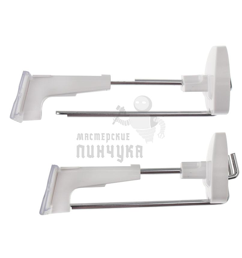 Крючок антивандальный с ценникодержателем