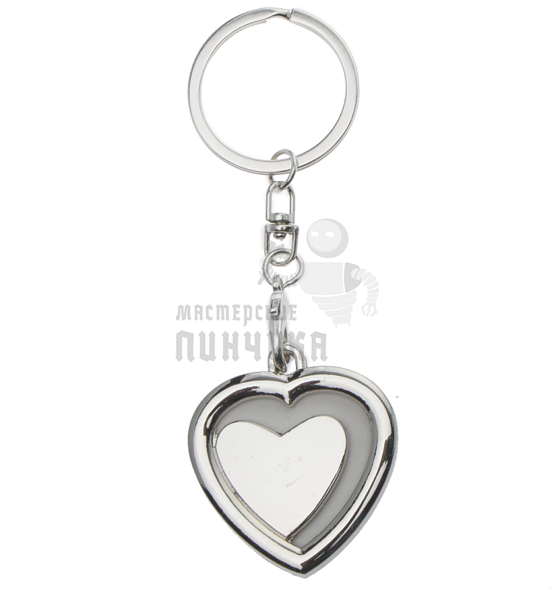 Брелок для ключей фото-рамка "Сердце"