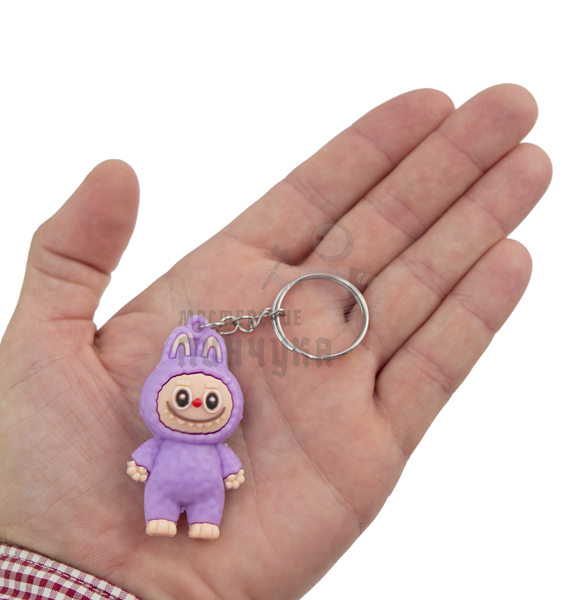 Брелок для ключей "LABUBU" цв. сиреневый
