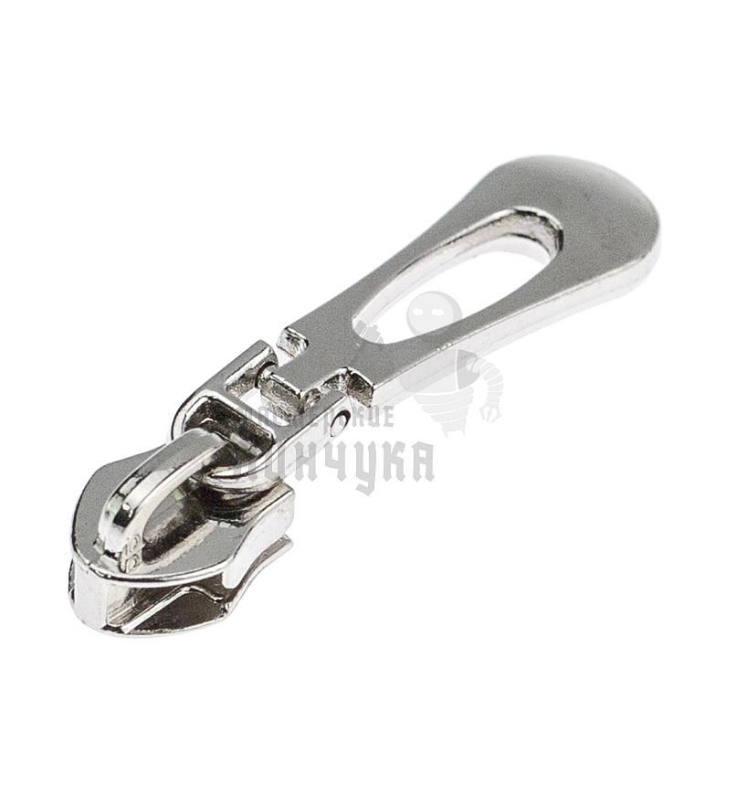 Бегунок для спиральной молнии, тип 5, сумочный N2 цв. никель 