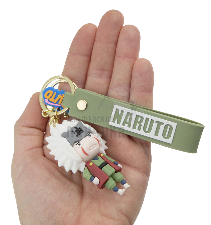 Брелок для ключей "Джирайя" с кольцом, карабином и ремешком