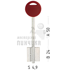 BRD25DP (красный, кругл.)