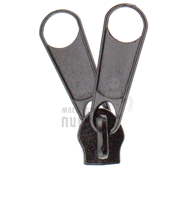 Бегунок для спиральной молнии, тип 8 галант цв. черный 322