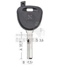 T00HF49PA TP00HU-DH.P2 HU56RT0P а/пласт.с мест.п/чип VOLVO - Чертеж