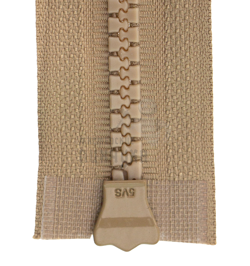 Молния Трактор "JUDSON", 80см, Тип-5, разъёмная двухзамковая, цв.т/бежевый