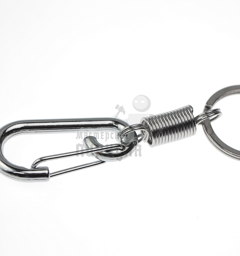 Карабин с пружиной и кольцом