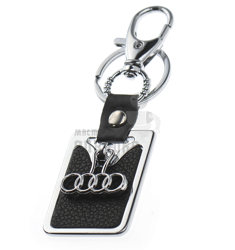 Авто карабин с кольцом для ключей AUDI