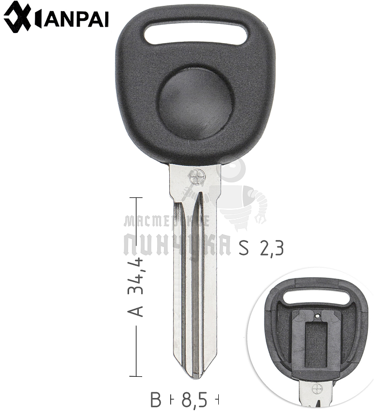 T00GM36P TP00GM-37P B111PT0 а/пласт.с мест.п/чип CADILLAC/PONTIAC//  