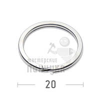 КОЛЬЦО 20D ПЛОСКОЕ  - Чертеж