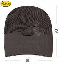 Набойка "Vibram Ariel" 5342 (010), цв. коричневый - Чертеж
