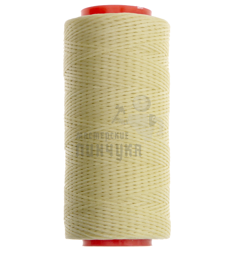 Нитки прошив.вощеные 150D-200м, молочный