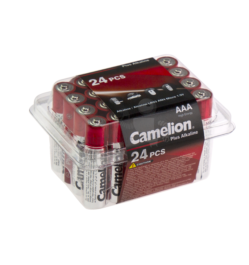 Батарейка Camelion Plus LR03 24BOX ALKALINE 1.5V (24/120/)