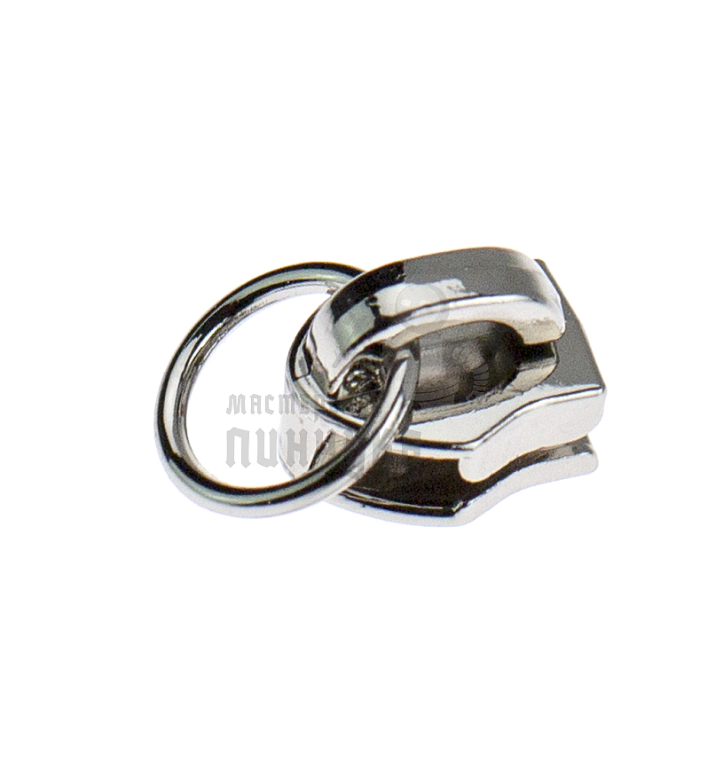 Бегунок сумочный Т7 "JX" (0157), нейлон, светлая гальваника