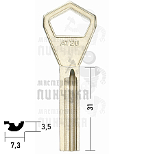 AY20/AY26_AY20/ABY26  Abloy										 - Чертеж