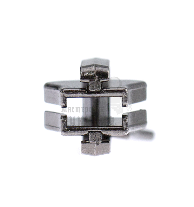 Бегунок "Трактор", тип 8, сумочный, "Груша", двухсторон., цв никель темн.