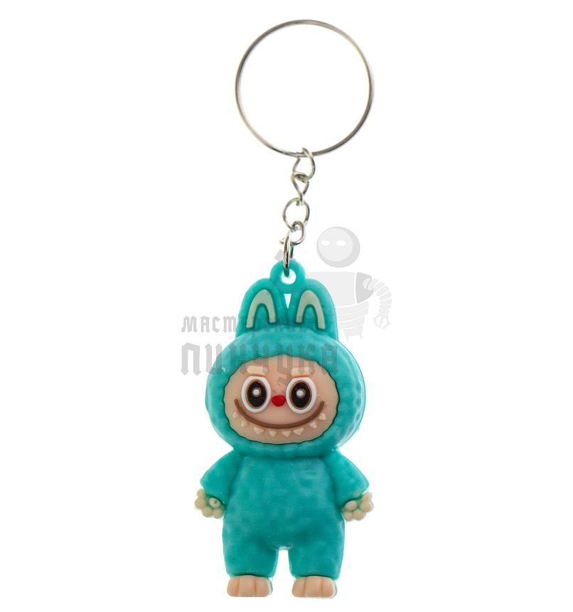 Брелок для ключей "LABUBU" цв. бирюзовый