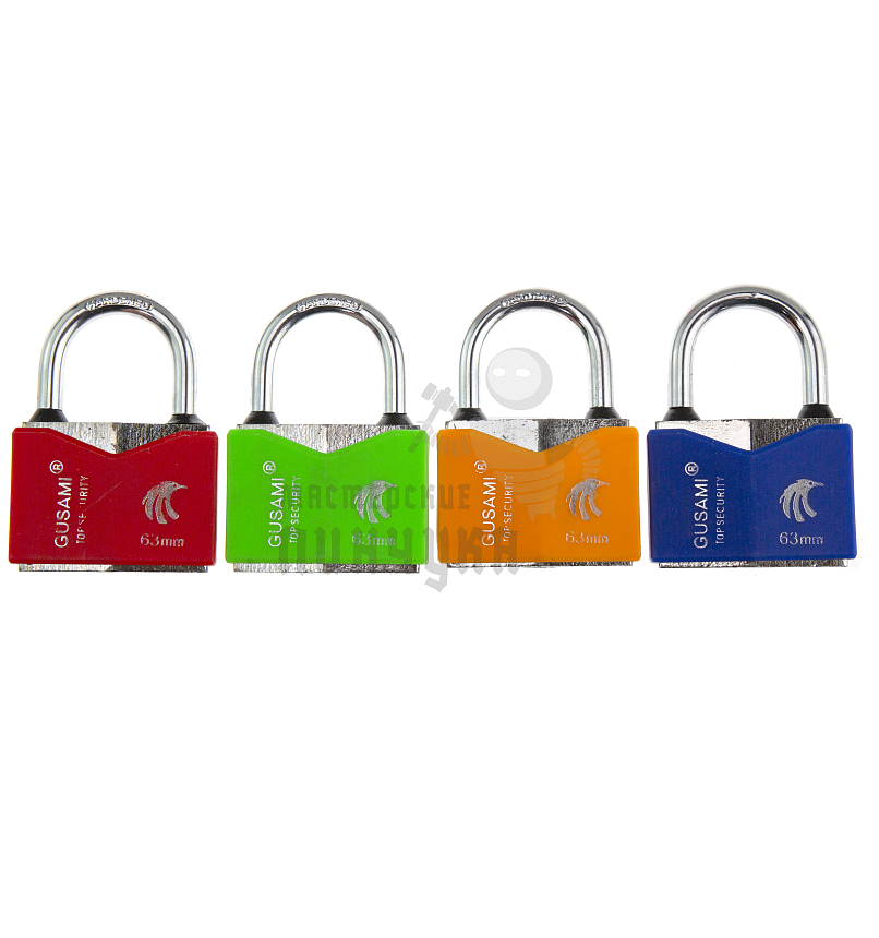Навесной замок "GUSAMI", 63мм (цвет произвольный)