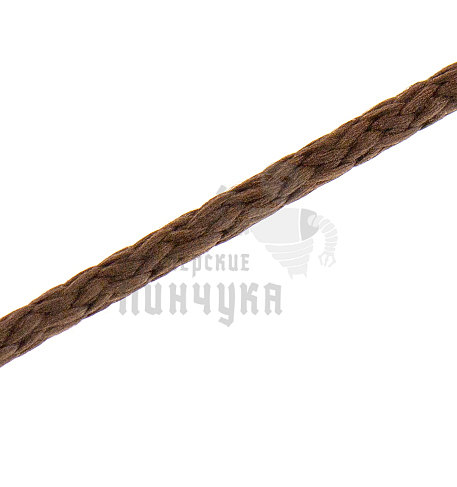 Шнурки круглые без наполнителя (тип 0), 70 см, цв.коричневый