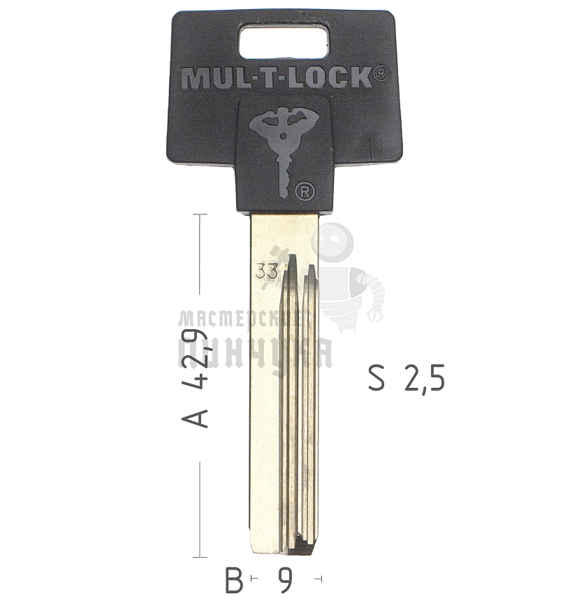 Mul-T-Lock: Профиль 033 Original